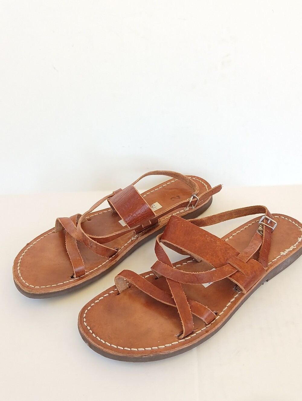 Melissinos Art The Poet Leather Handmade Sandals Strappy Athens